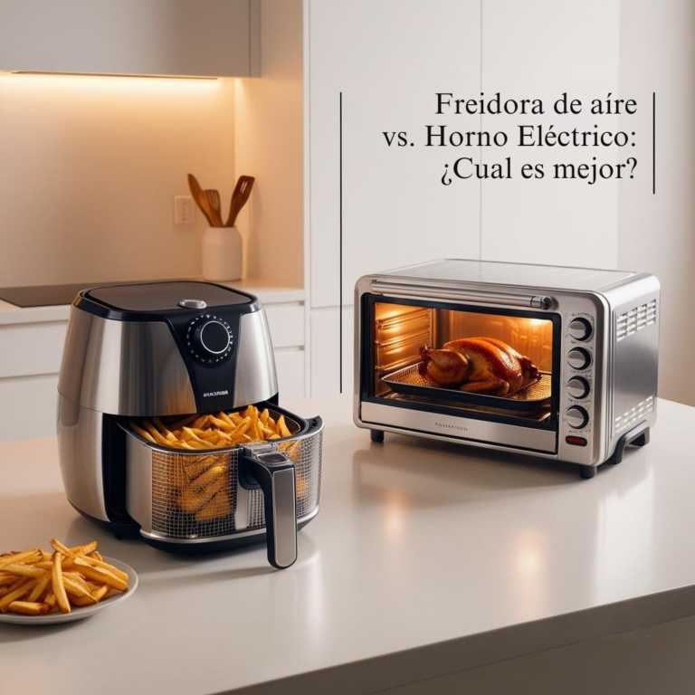 Freidora de aire vs horno eléctrico