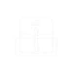 icono de freidora de aire