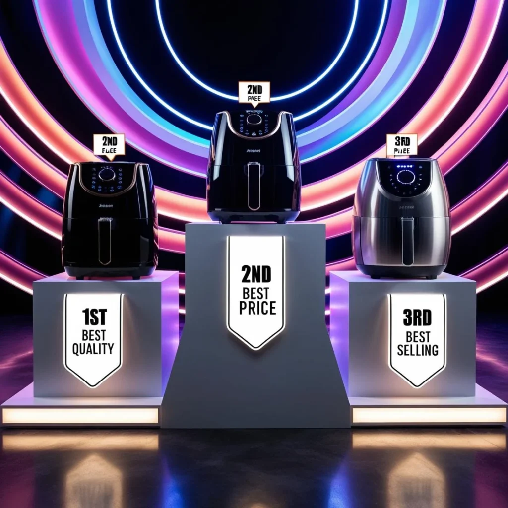 ranking las 3 mejores freidoras de aire del momento